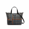 Cometa Secchiello con cartellino ARTAJ - bucket bag in tweed grigio