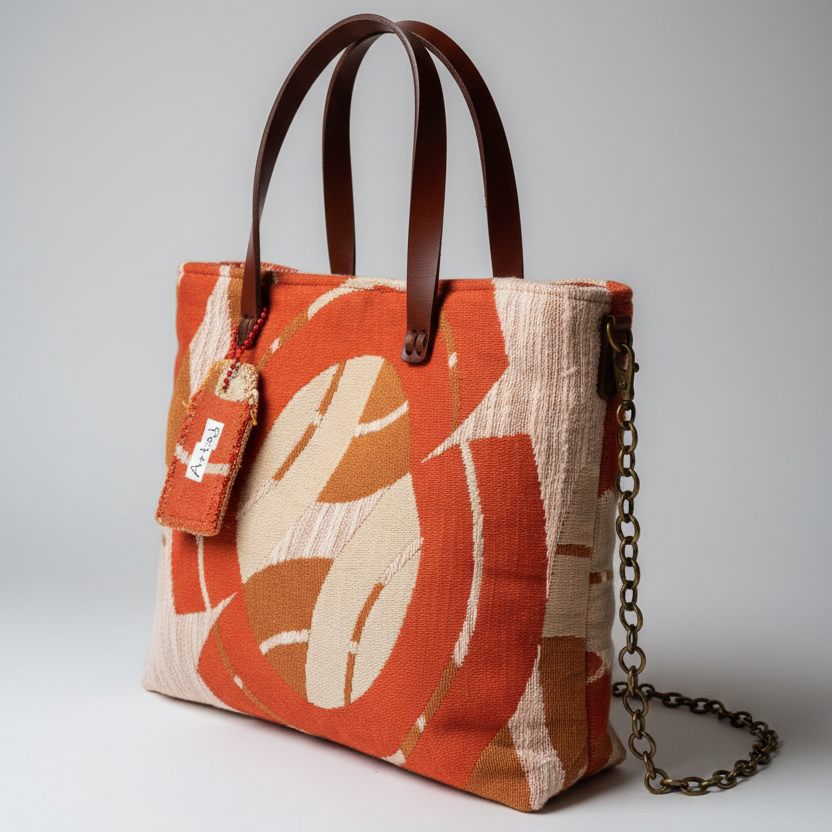 Red Tulip Pochette - Vista elegante